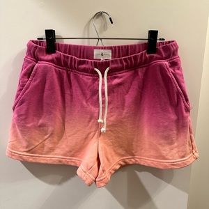 Loft ombré pink shorts